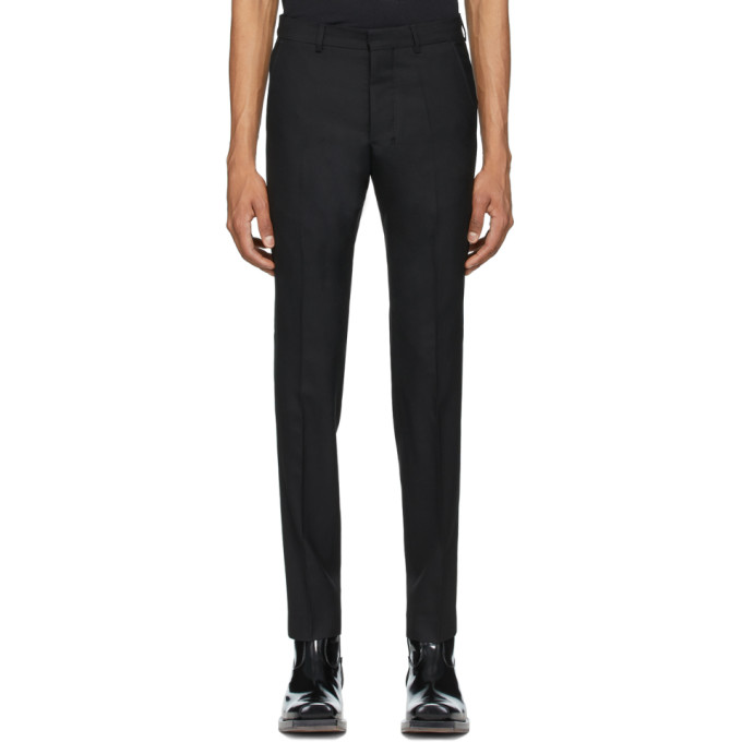 wool cigarette trousers