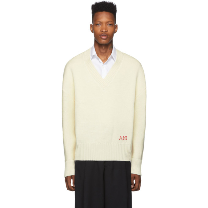 oversized v neck sweater