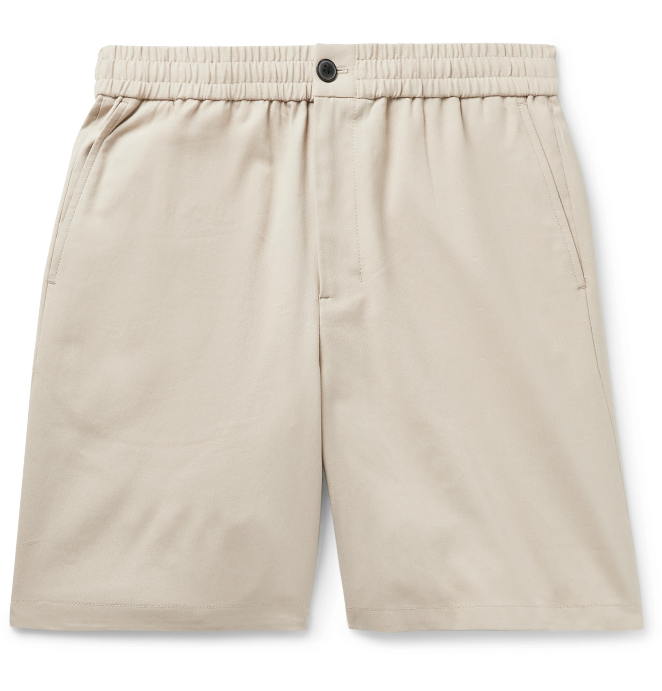AMI - Cotton Bermuda Shorts - Men - Neutrals | The Fashionisto