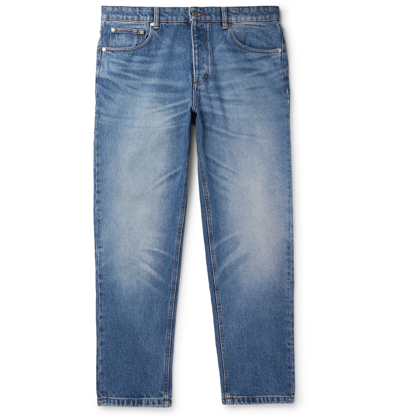 AMI - Tapered Denim Jeans - Men - Blue | The Fashionisto