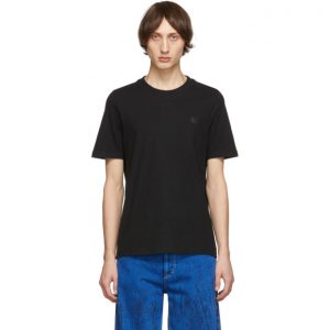Acne Studios Black Bla Konst Tiger Badge T-Shirt Acne Studios Black Bla Konst Tiger Badge T-Shirt
