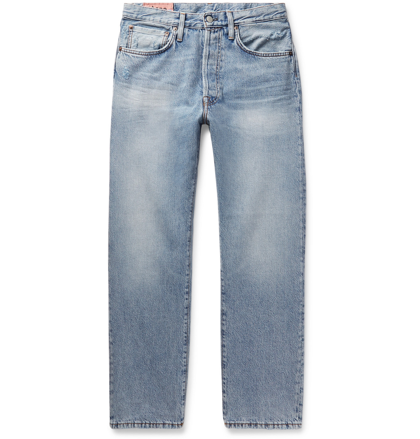 Acne Studios - Distressed Denim Jeans - Men - Blue | The Fashionisto