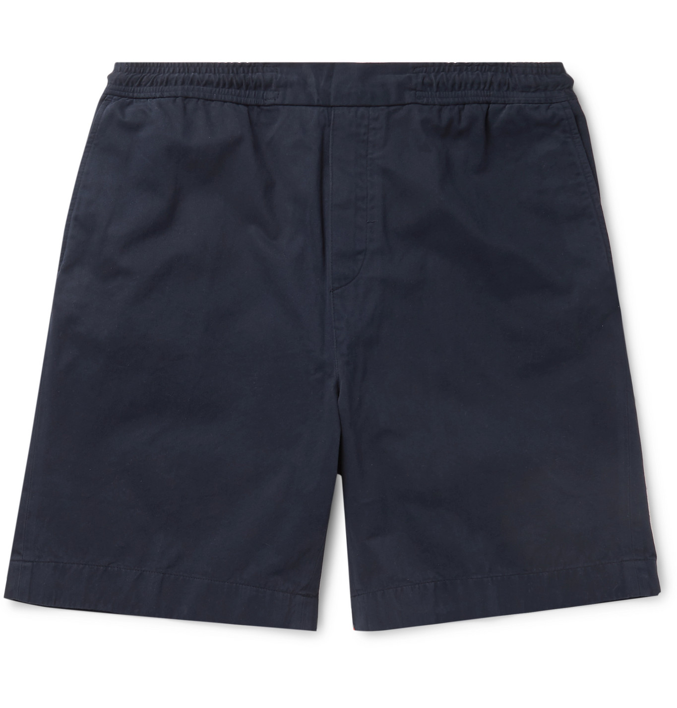 Acne Studios - Garment-Dyed Cotton-Twill Shorts - Men - Blue | The ...