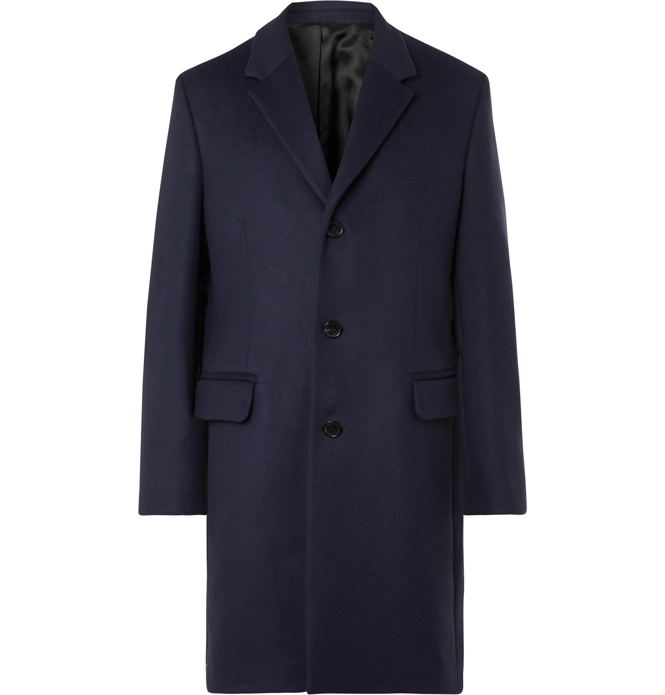 Acne Studios - Mélange Wool-Blend Overcoat - Men - Blue | The Fashionisto