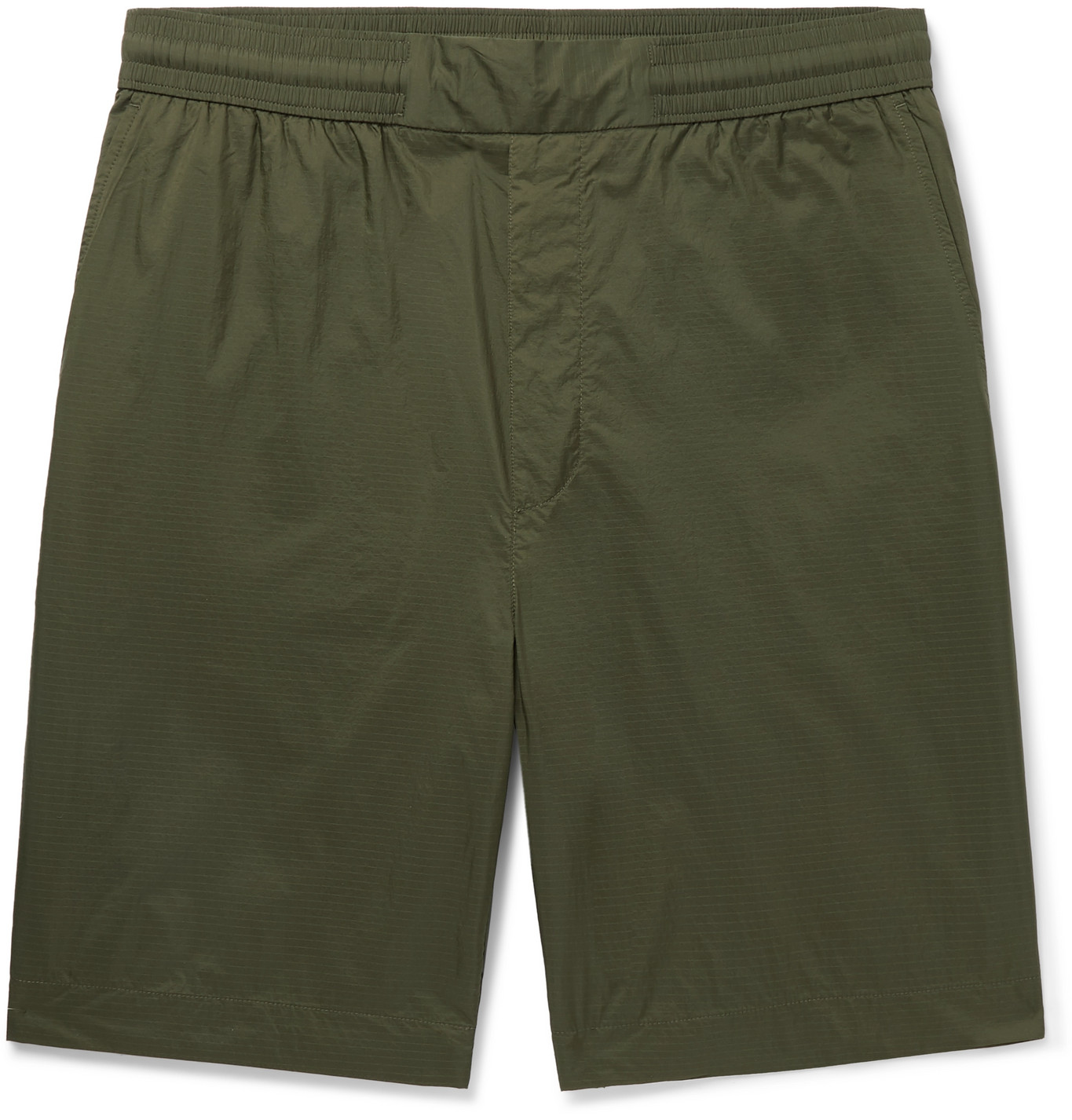 stacked nylon ripstop shorts