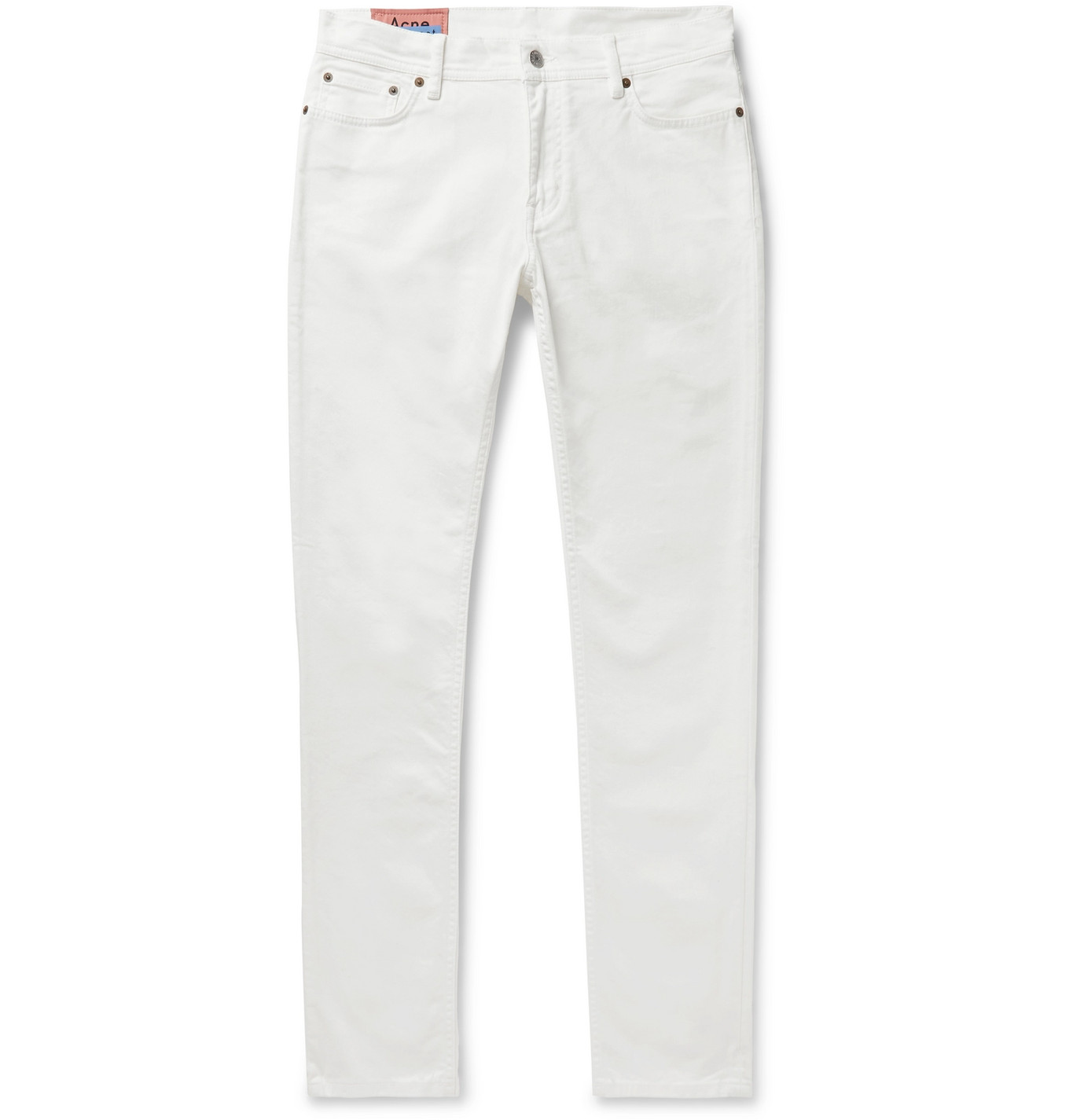 Acne Studios - Skinny-Fit Denim Jeans - Men - White | The Fashionisto