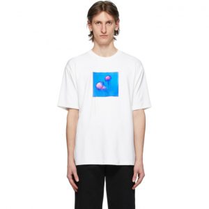 Acne Studios White Jellyfish Patch T-Shirt Acne Studios White Jellyfish Patch T-Shirt