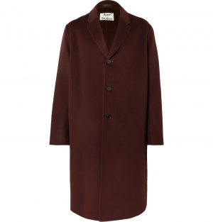 Acne Studios - Wool Coat - Men - Burgundy Acne Studios - Wool Coat - Men - Burgundy