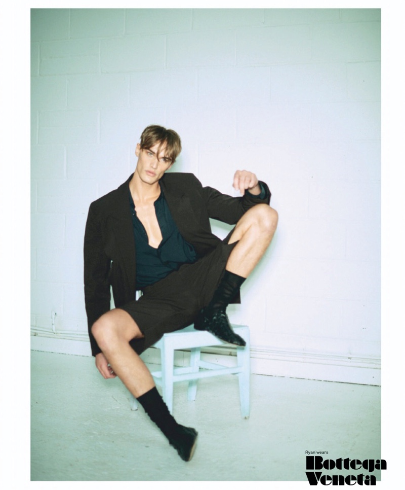 Ryan Danvers stars in an editorial for Attitude magazine.