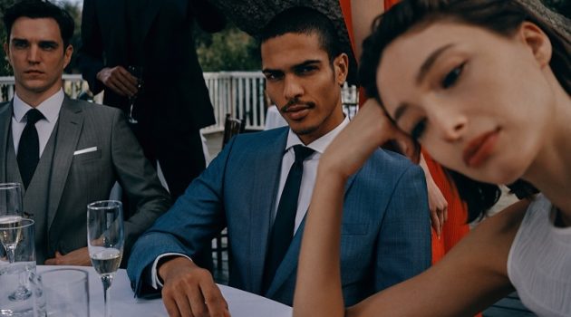 Geron, Josh & André Dress for Special Summer Occasions with BOSS Josh Beech and Geron McKinley don sharp suiting from BOSS.