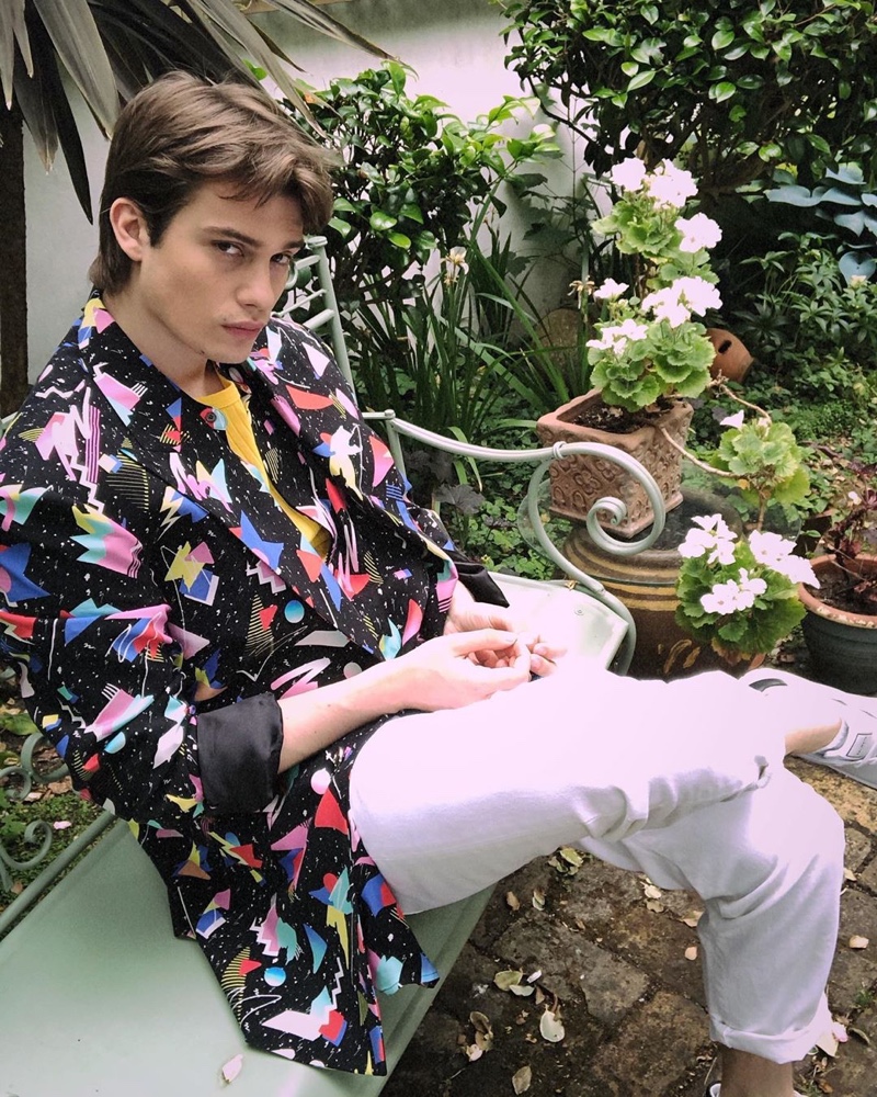 Taking a stylish page from the Fresh Prince of Bel-Air, Nicholas Galitzine fronts Balmain's resort 2021 campaign.