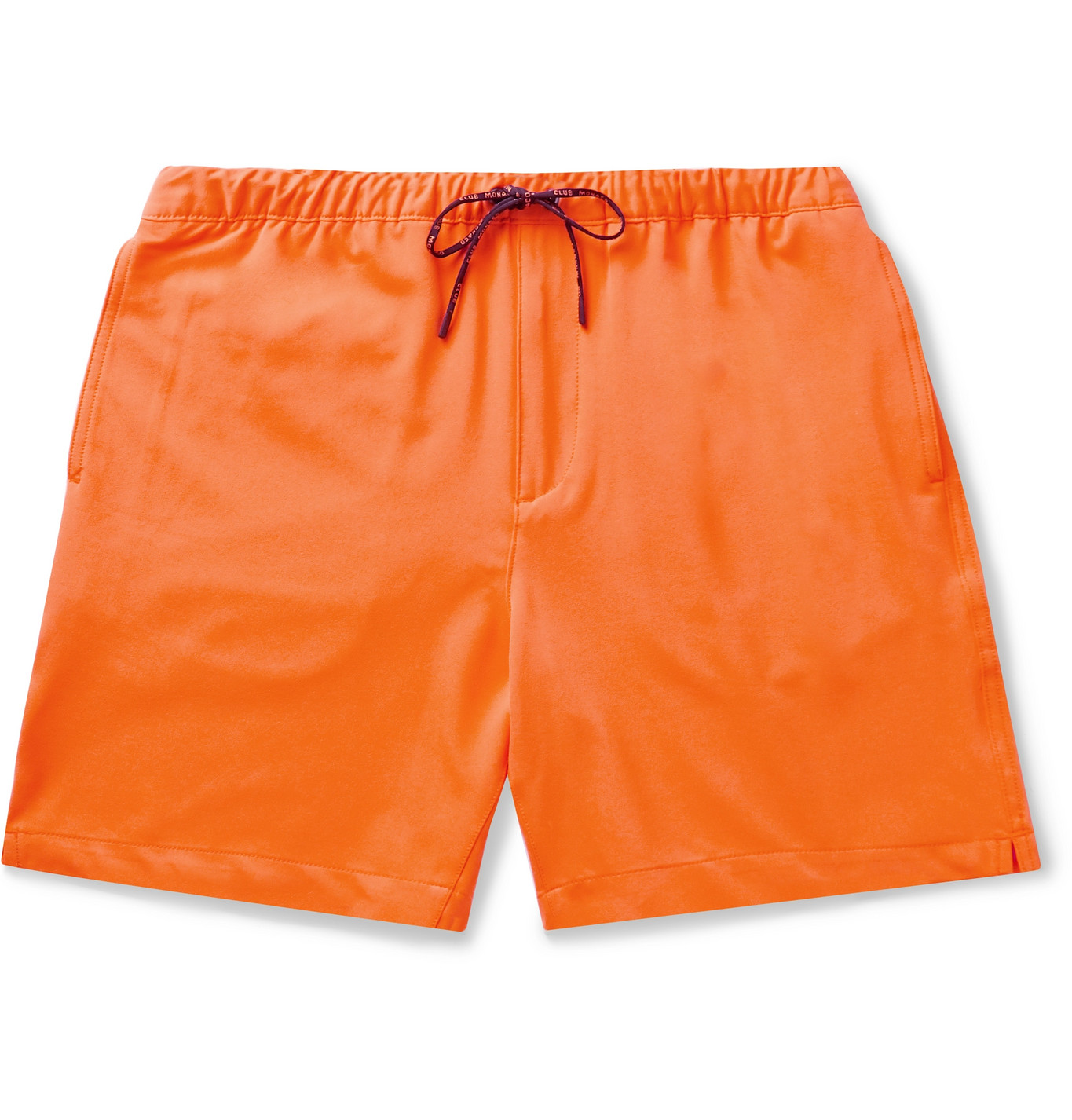orange jersey shorts
