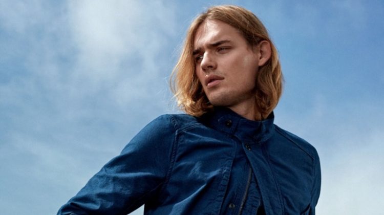 Ton Heukels fronts G-Star Raw's spring-summer 2020 campaign.