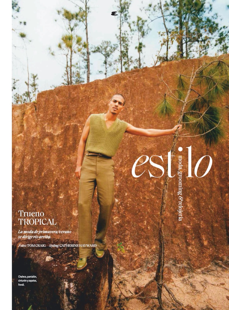 Geron Makes a Case for Tropical Style in Esquire México
