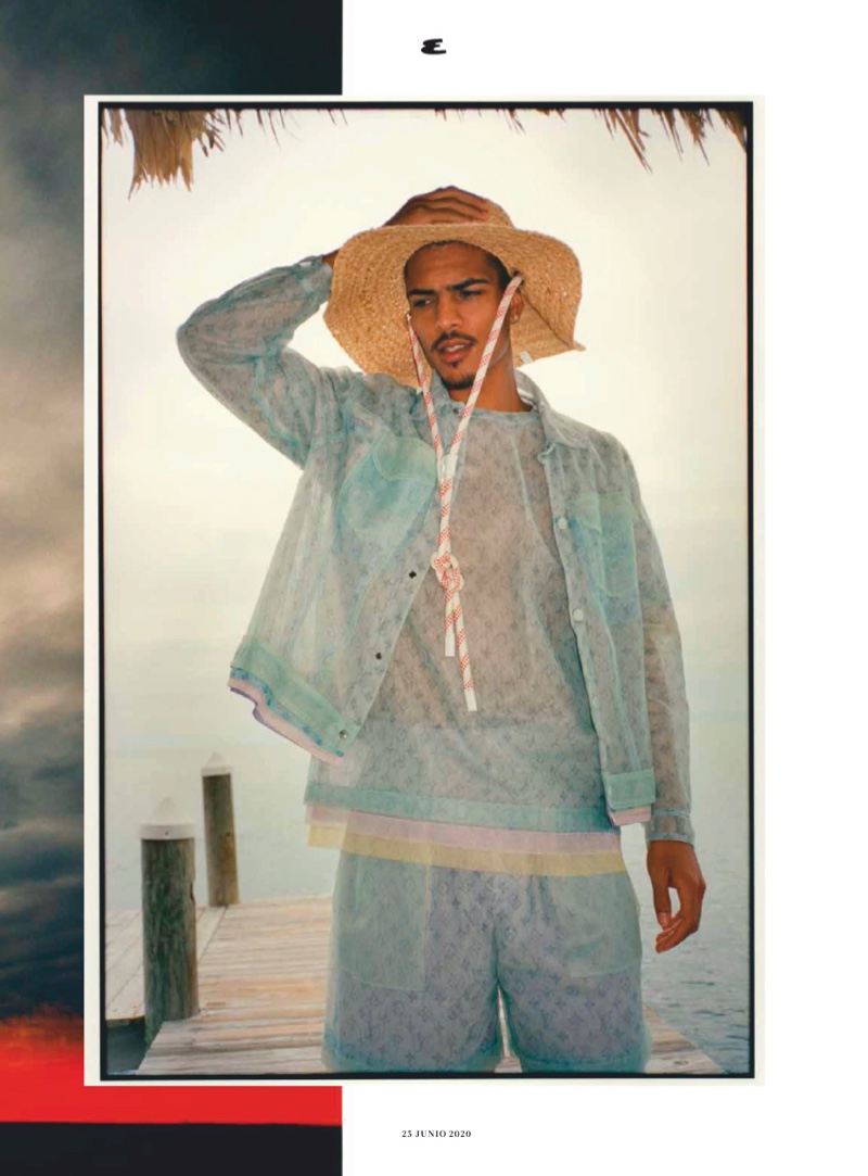 Geron Makes a Case for Tropical Style in Esquire México