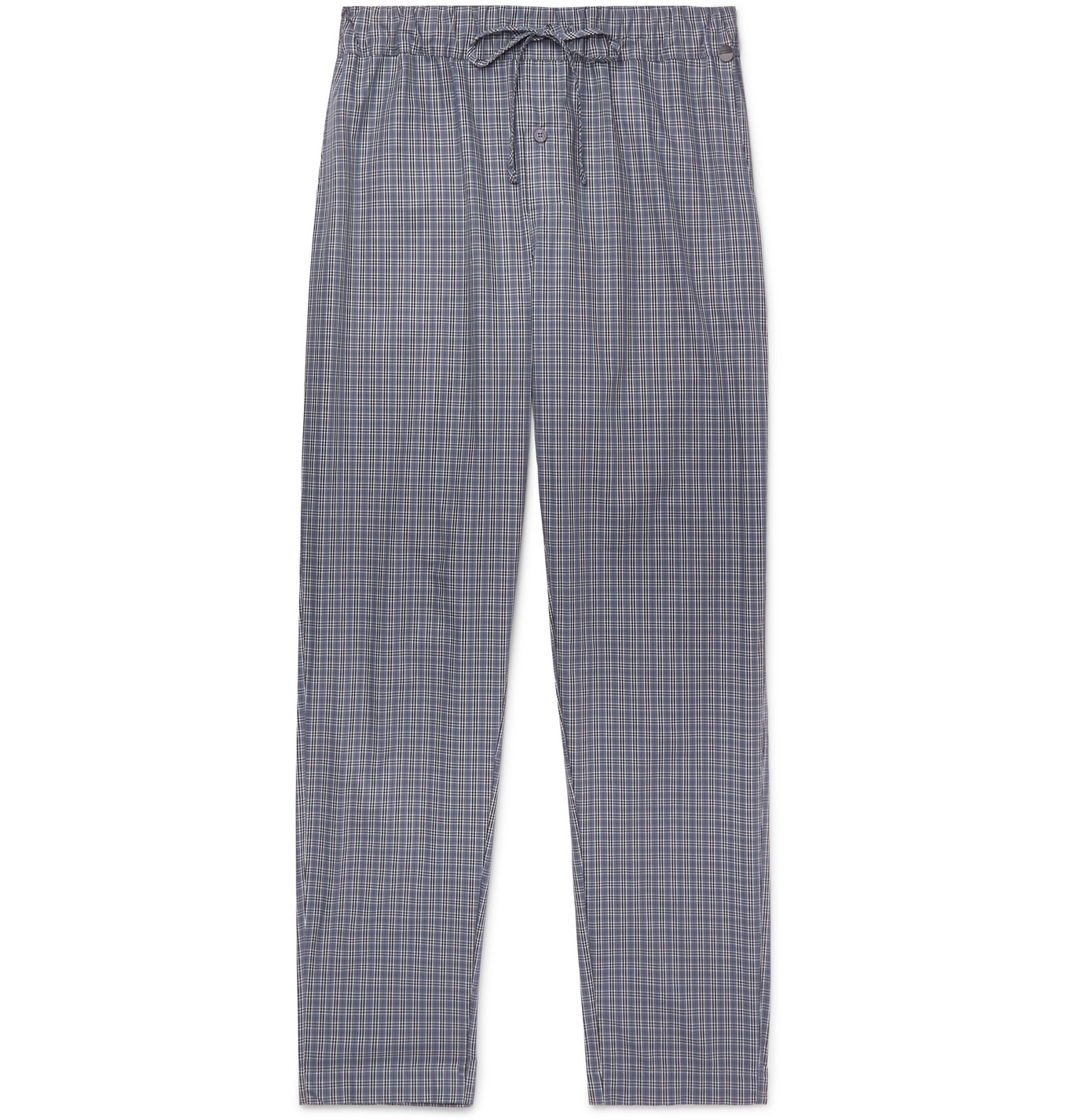 Hanro - Checked Cotton Pyjama Trousers - Men - Gray | The Fashionisto