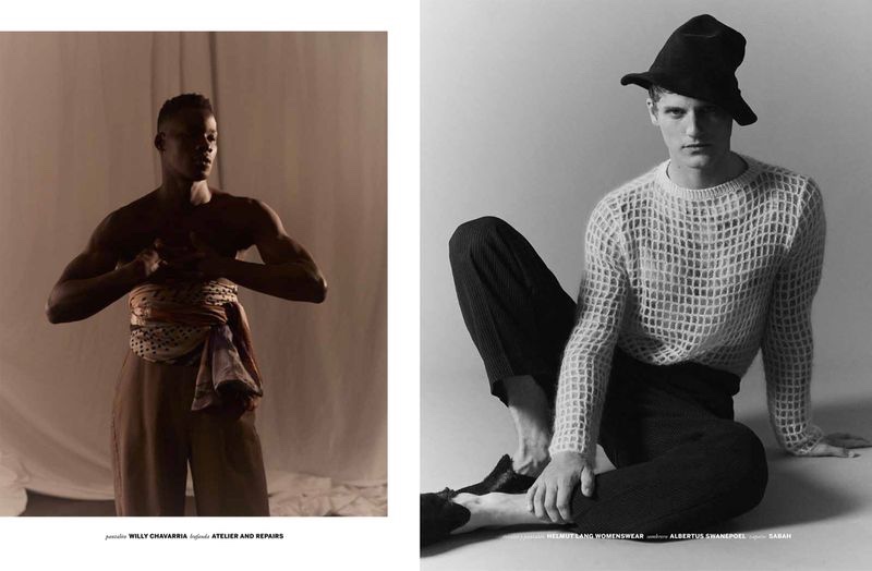David Agbodji and Mikkel Jensen appear in a new editorial for Issue South America.