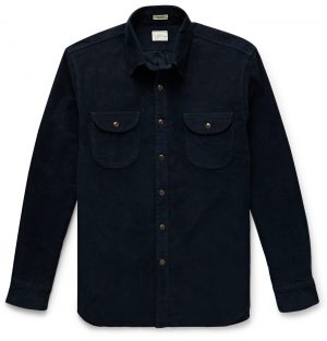 J.Crew - Stretch Cotton-Corduroy Overshirt - Men - Blue J.Crew - Stretch Cotton-Corduroy Overshirt - Men - Blue