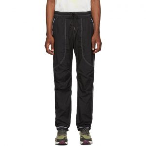John Elliott Black High Shrunk Nylon Trenton Lounge Pants John Elliott Black High Shrunk Nylon Trenton Lounge Pants