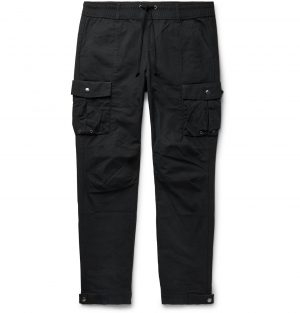 John Elliott - Black Panorama Slim-Fit Cotton-Ripstop Cargo Trousers - Men - Black John Elliott - Black Panorama Slim-Fit Cotton-Ripstop Cargo Trousers - Men - Black