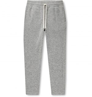 John Elliott - Ebisu Slim-Fit Tapered Bouclé Sweatpants - Men - Gray John Elliott - Ebisu Slim-Fit Tapered Bouclé Sweatpants - Men - Gray
