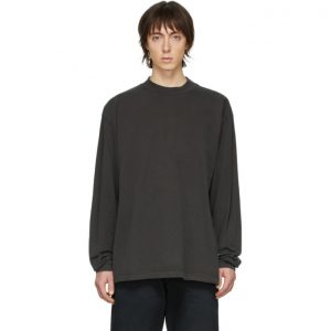 John Elliott Grey 900 Mock T-Shirt John Elliott Grey 900 Mock T-Shirt