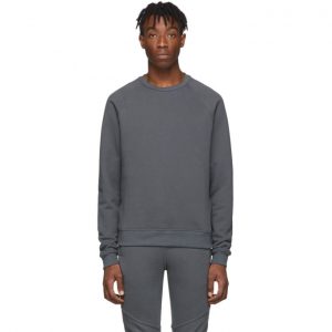 John Elliott Grey Raglan Crew Sweatshirt John Elliott Grey Raglan Crew Sweatshirt