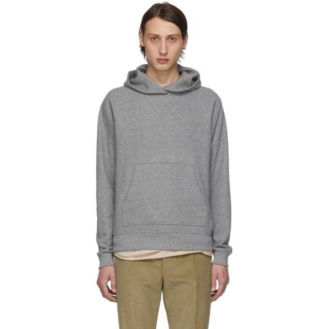 John Elliott Grey Raglan Hoodie | The Fashionisto