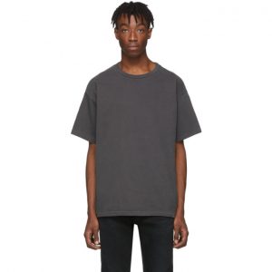 John Elliott Grey University T-Shirt John Elliott Grey University T-Shirt