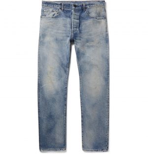 John Elliott - The Cane 2 Distressed Denim Jeans - Men - Blue John Elliott - The Cane 2 Distressed Denim Jeans - Men - Blue