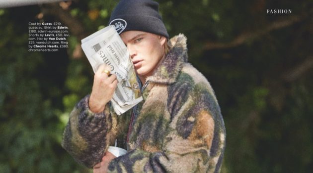 Jordan Rocks Off-Duty Style as Justin Bieber for British GQ Jordan Rocks Off-Duty Style as Justin Bieber for British GQ