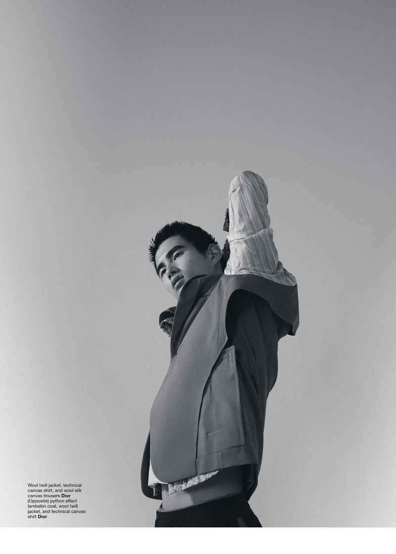 Kohei Dons Dior Men for Manifesto Cover Story