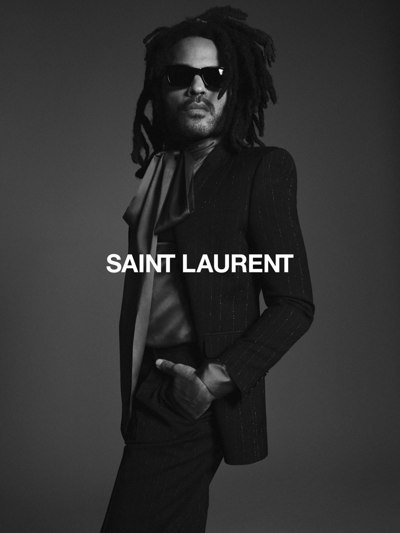 Lenny Kravitz stars in Saint Laurent's fall 2020 campaign.