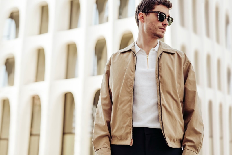 Embracing neutral tones, Ivan Kozak fronts London Fog's spring-summer 2020 campaign.