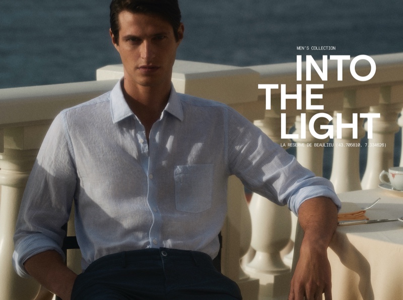 Mattia Regonaschi stars in a new men's editorial for Massimo Dutti.