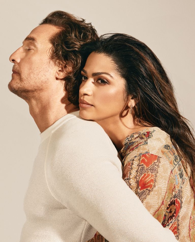 Matthew McConaughey and Camila Alves grace the pages of Town & Country. 