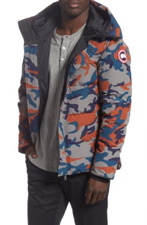 Men's Canada Goose Macmillan Camo Water Resistant Down Parka, Size Medium - Blue Men's Canada Goose Macmillan Camo Water Resistant Down Parka, Size Medium - Blue