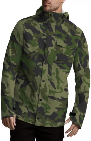 Men's Canada Goose Nanaimo Windproof/waterproof Jacket, Size Medium - Green Men's Canada Goose Nanaimo Windproof/waterproof Jacket, Size Medium - Green