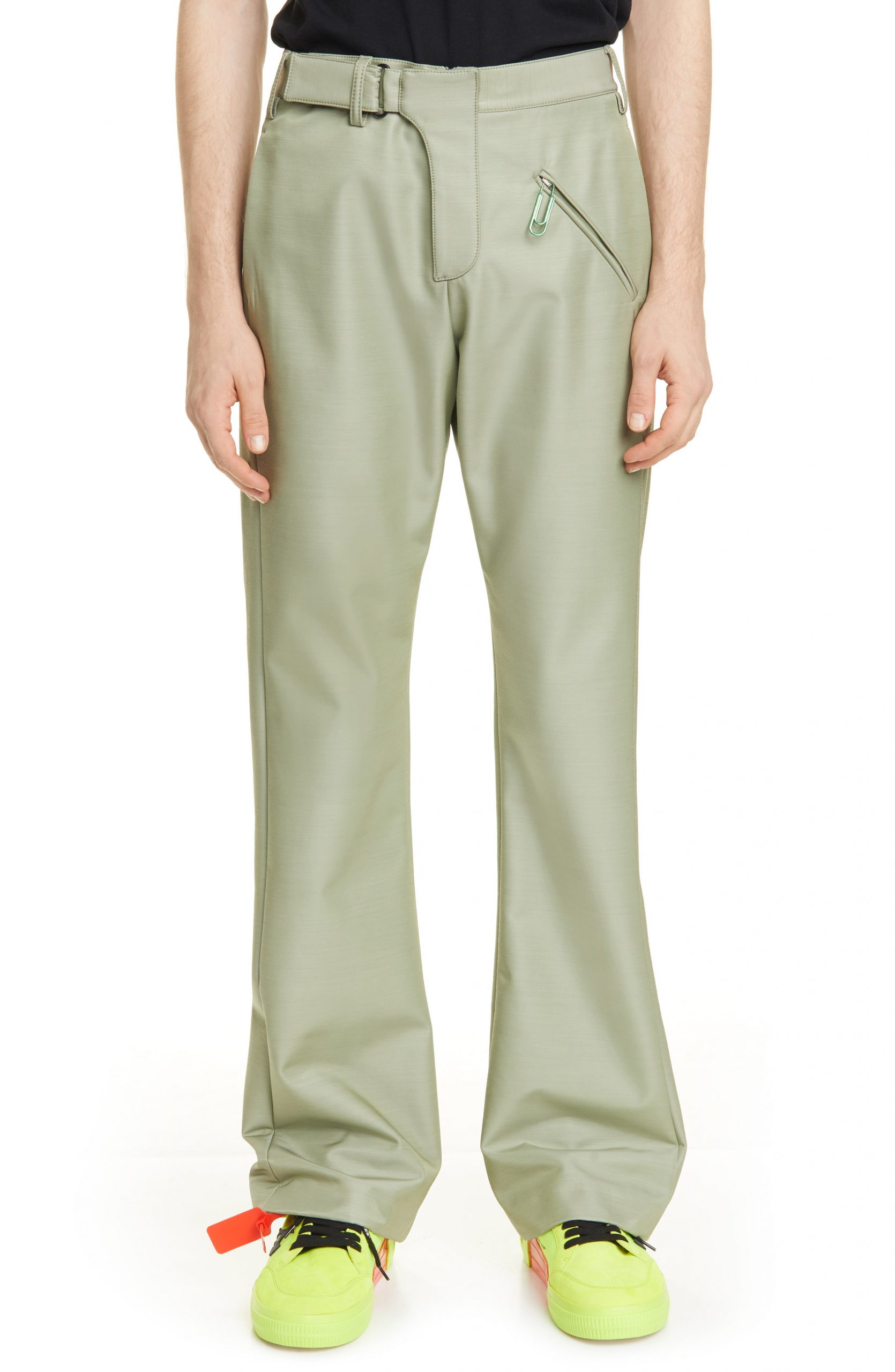 Men’s Off-White Contour Tailored Pants, Size 36 US/ 52 EU - Green | The ...