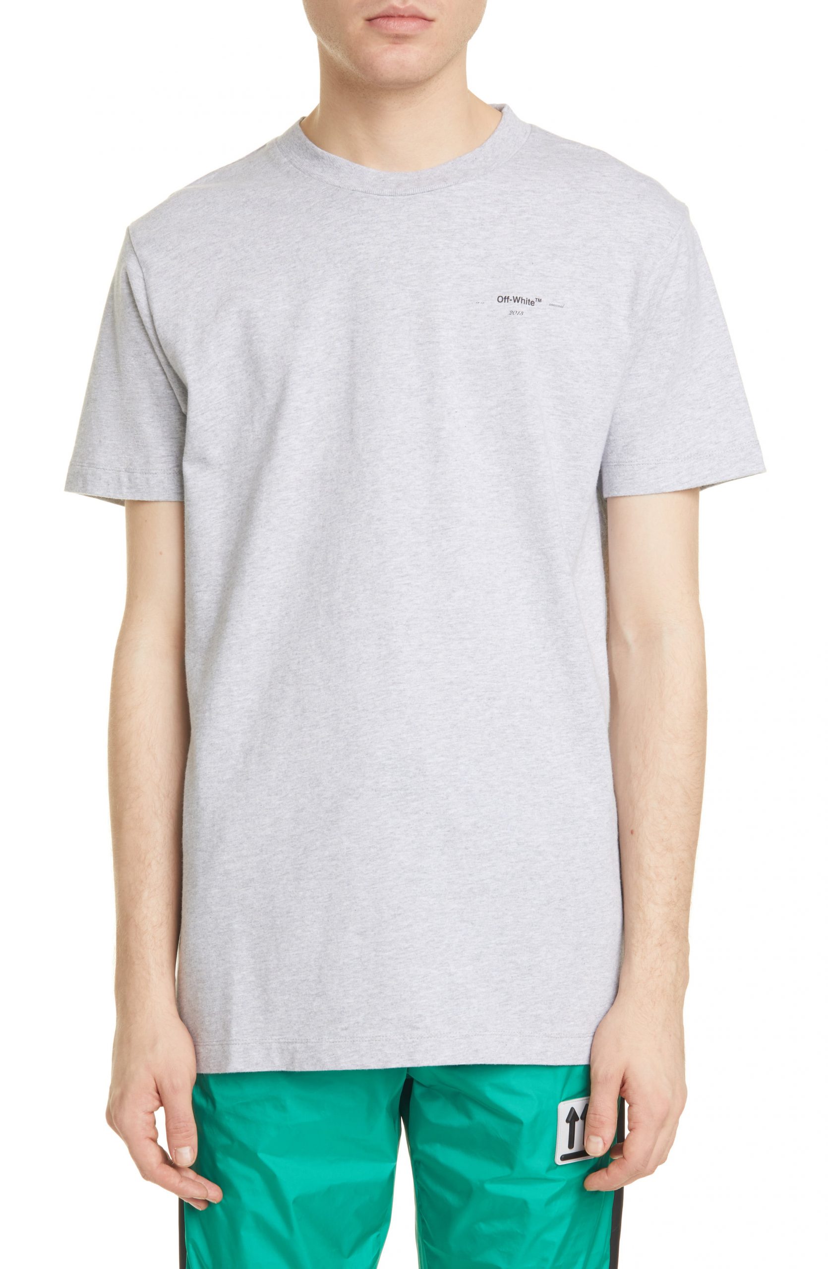 off white slim fit t shirt
