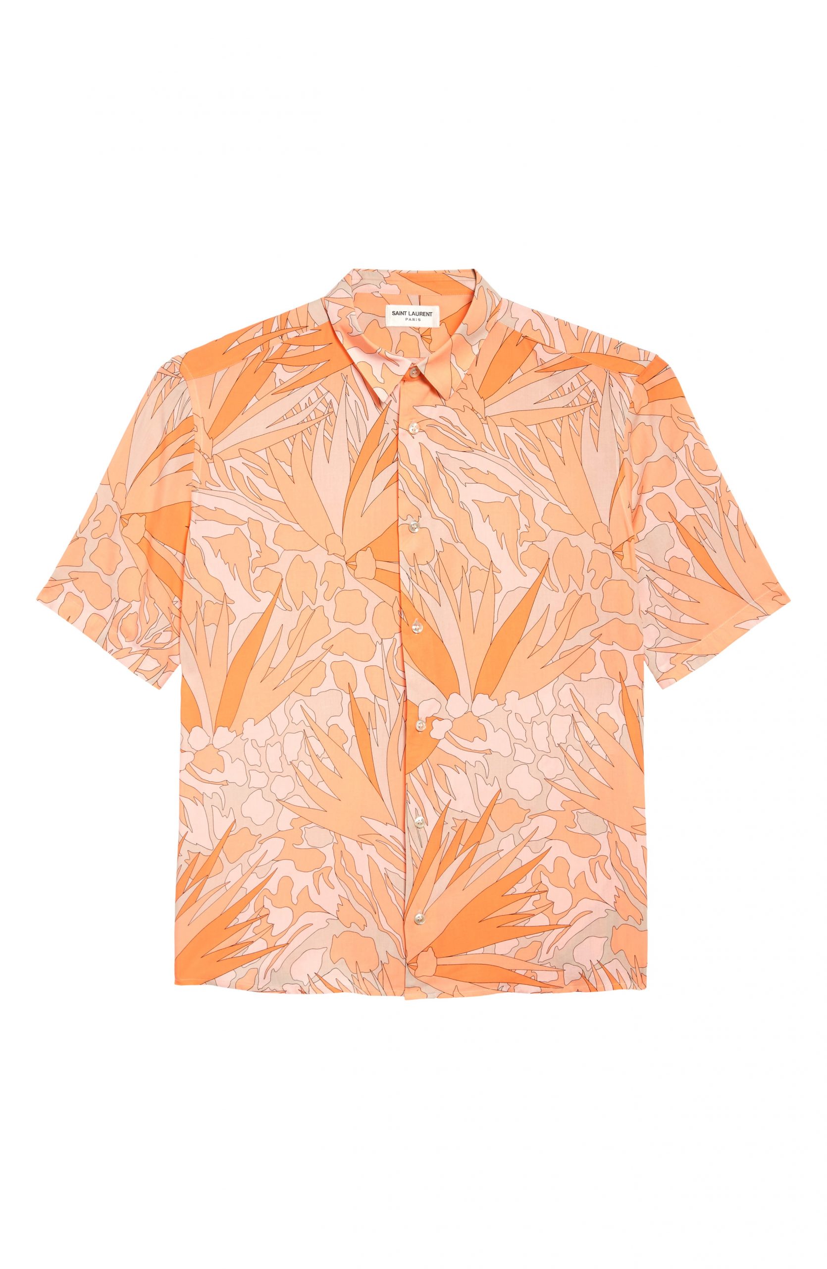 saint laurent short sleeve shirt
