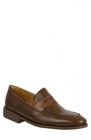 Men's Sandro Moscoloni 'Abel' Penny Loafer, Size 11.5 D - Brown Men's Sandro Moscoloni 'Abel' Penny Loafer, Size 11.5 D - Brown