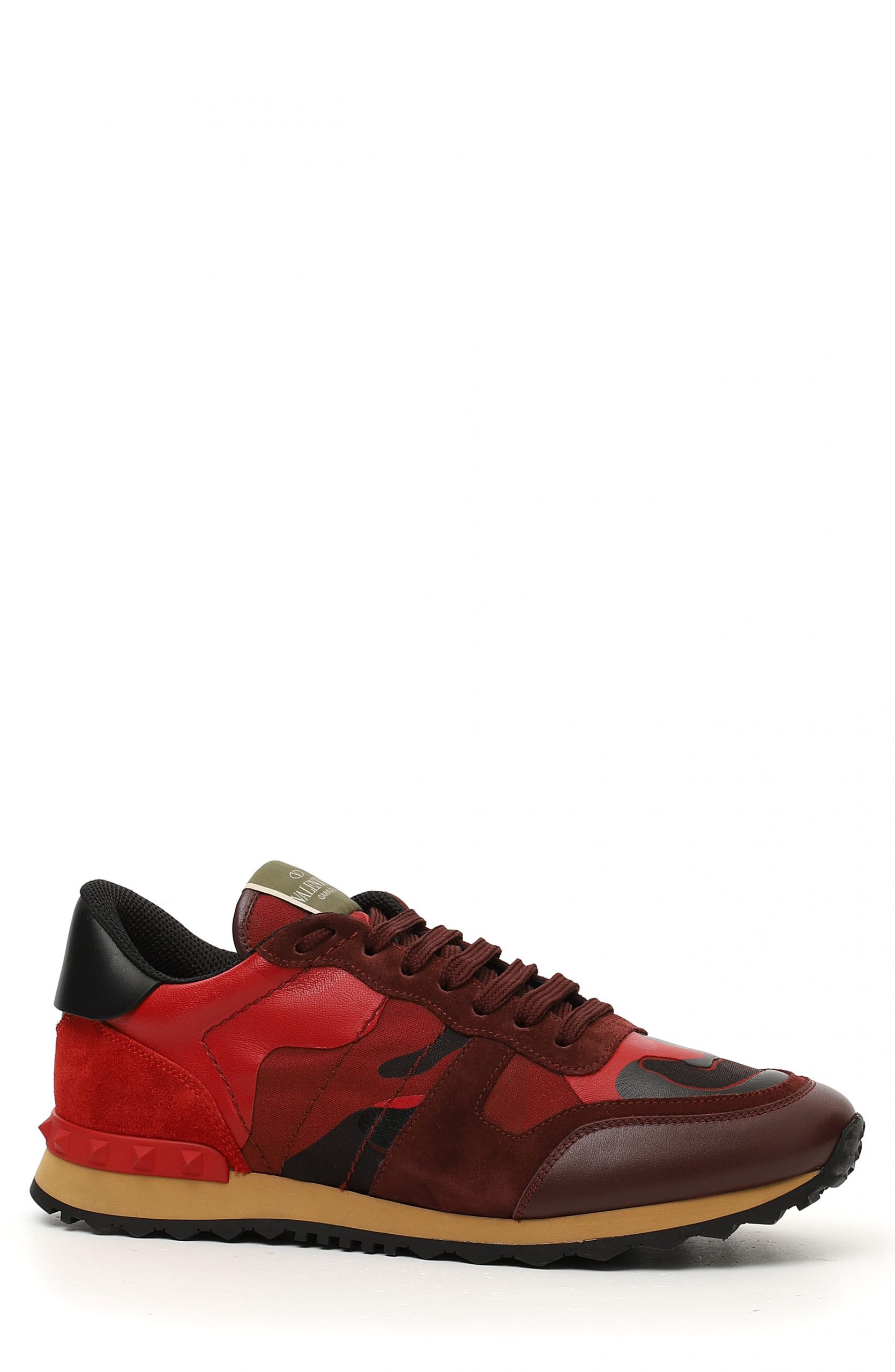 Men’s Valentino Garavani Camo Rockrunner Sneaker, Size 6US - Red | The ...