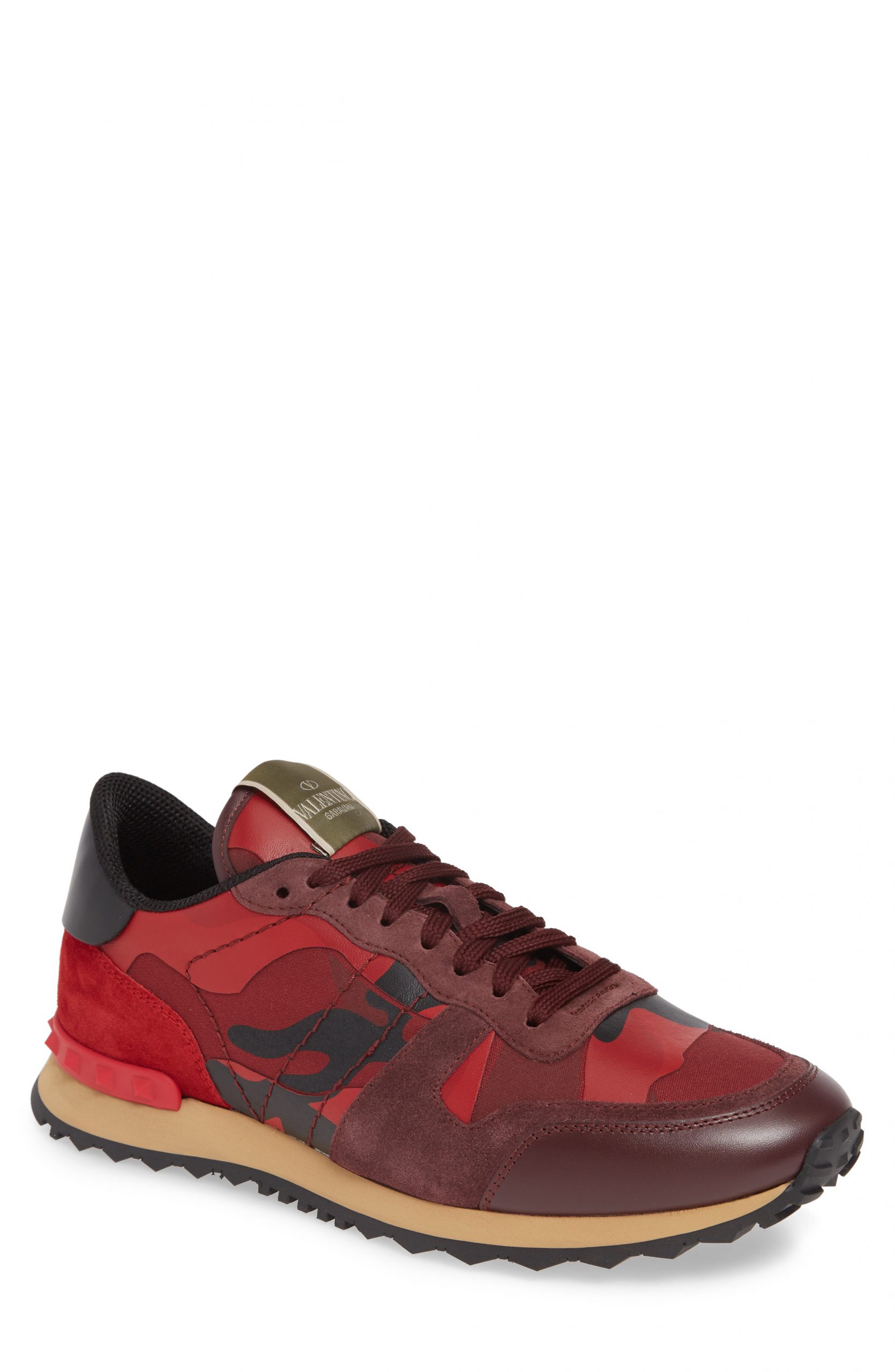 red camo valentino sneakers