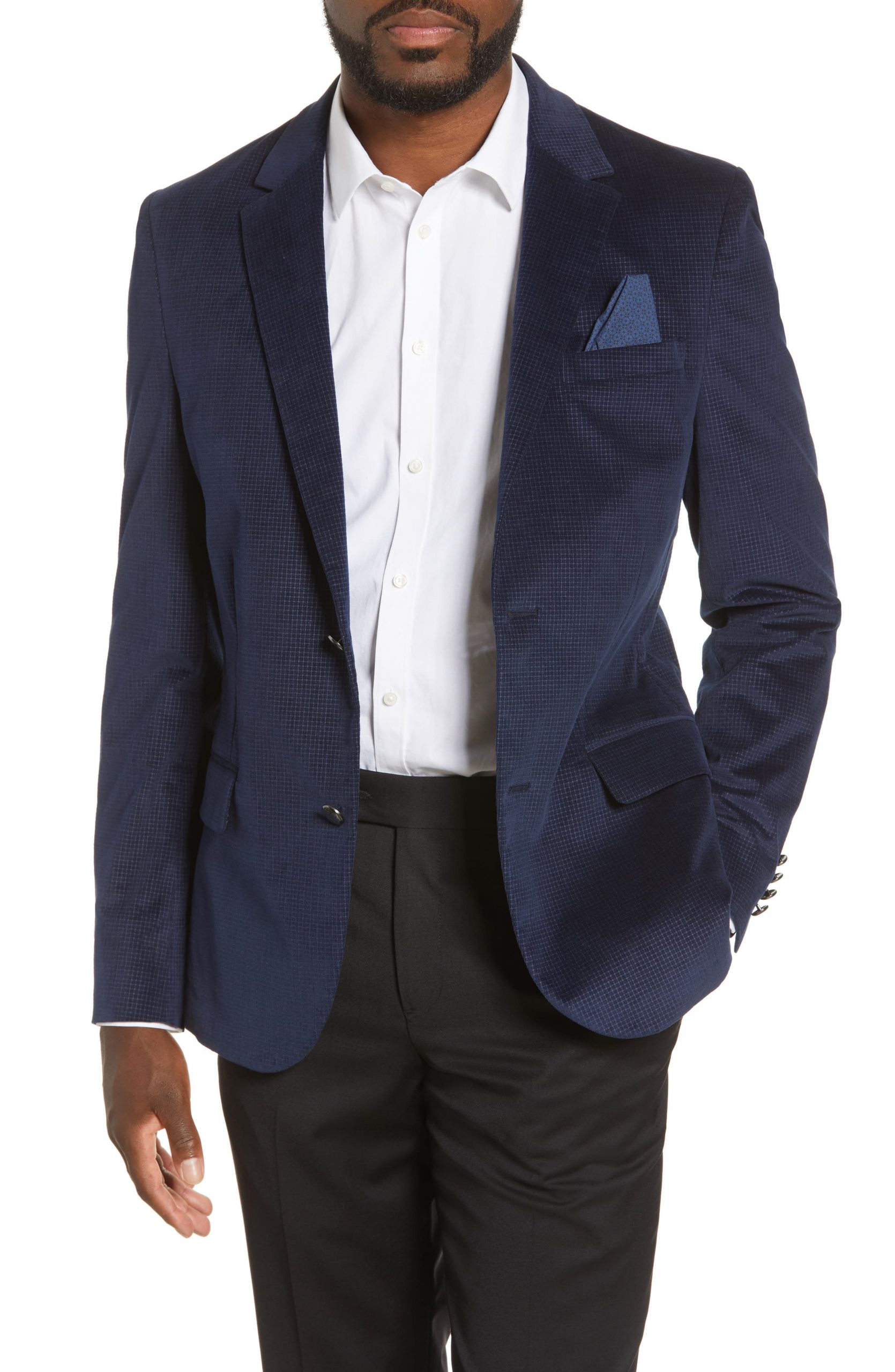next mens velvet blazer