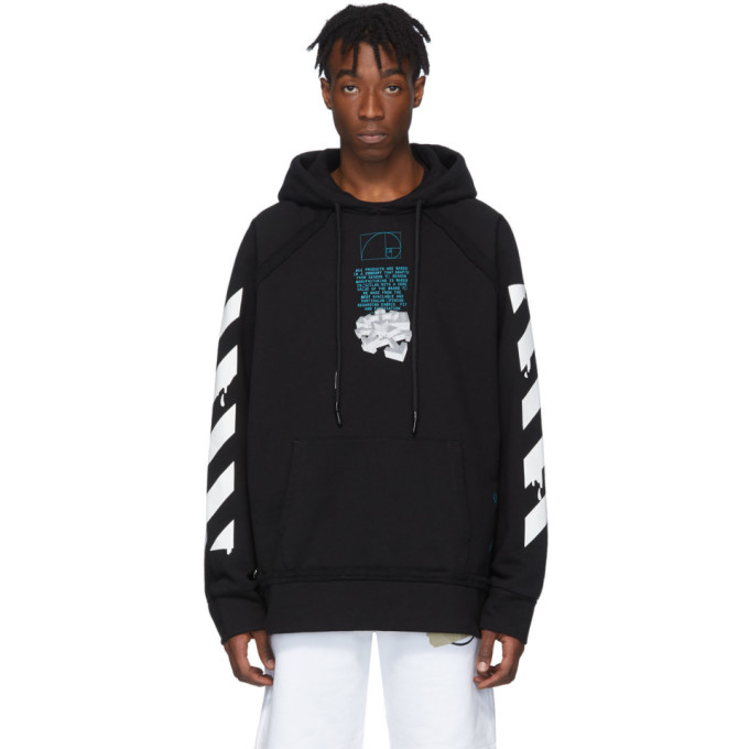 Off-White Black Dripping Arrows Hoodie | The Fashionisto