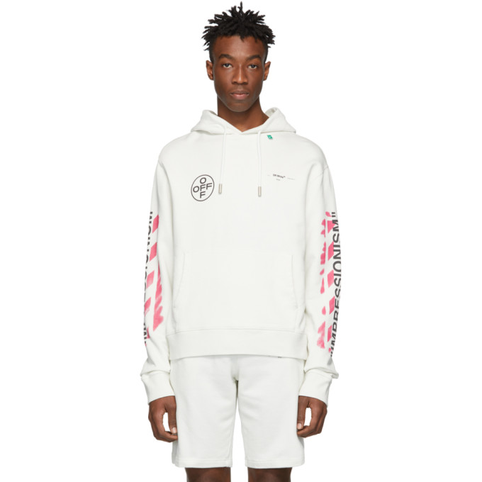 Off-White Off-White Diag Stencil Hoodie | The Fashionisto