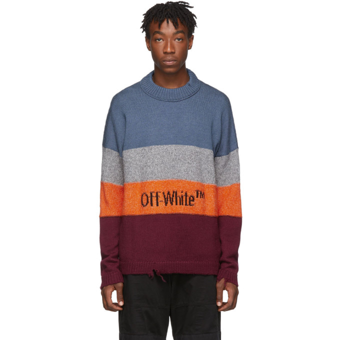 off white logo sweater