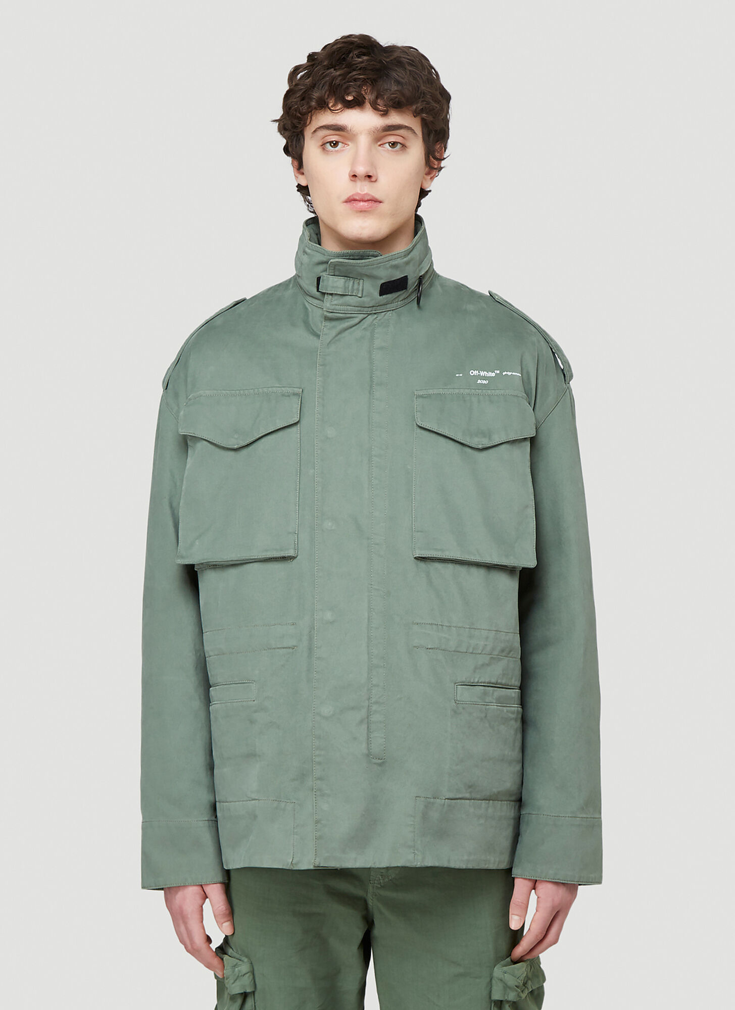 military colour jacket