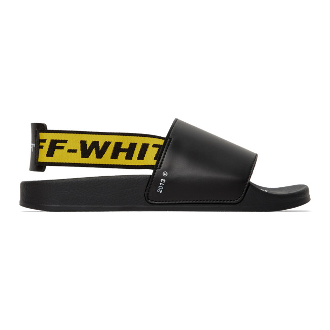 off white industrial strap sandals